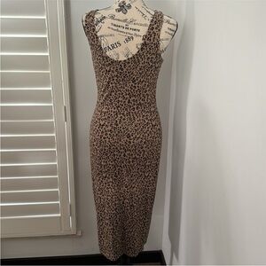 Bar III Animal Print Midi Dress